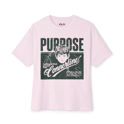 Purpose Cornerline Graphic Tee — Oversized Boxy Shirt