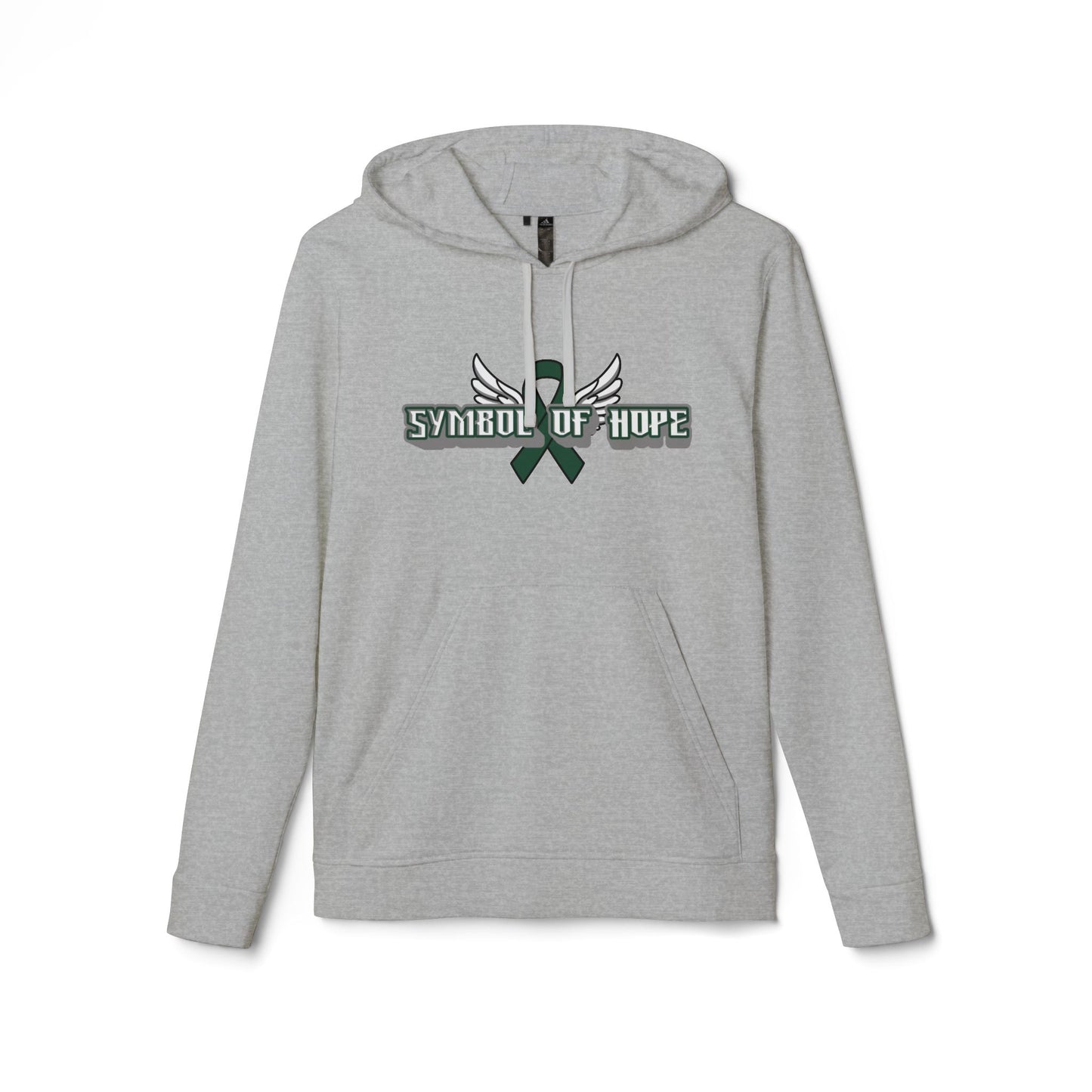 Symbol of Hope Fleece Hoodie,  Unisex Hoodie, Cozy Sweatshirt, Comfortable Casual Wear