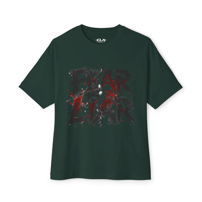 Fear Is a Liar Graphic Tee — Dark Horror Streetwear