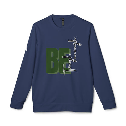 Motivational Fleece Crewneck Sweatshirt - 'BE Tough Enough' Design