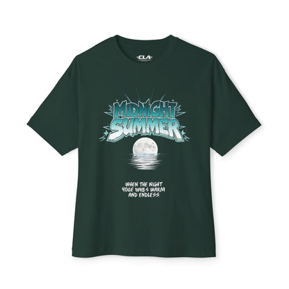Midnight Summer Tee — Moonlit Beach Graphic T-Shirt