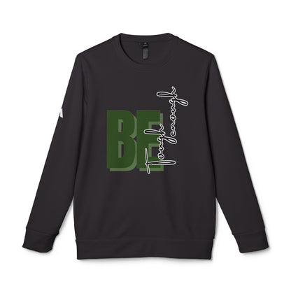 Motivational Fleece Crewneck Sweatshirt - 'BE Tough Enough' Design