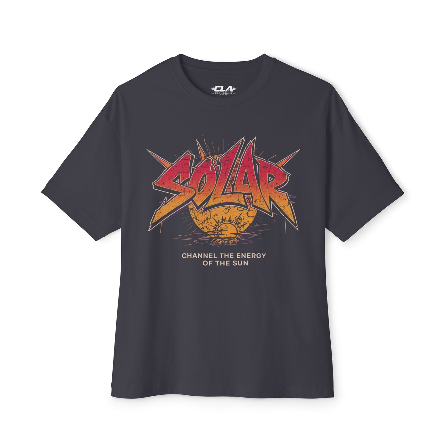 Solar Graphic Tee — "Channel the Energy of the Sun" Vintage Rock T‑Shirt