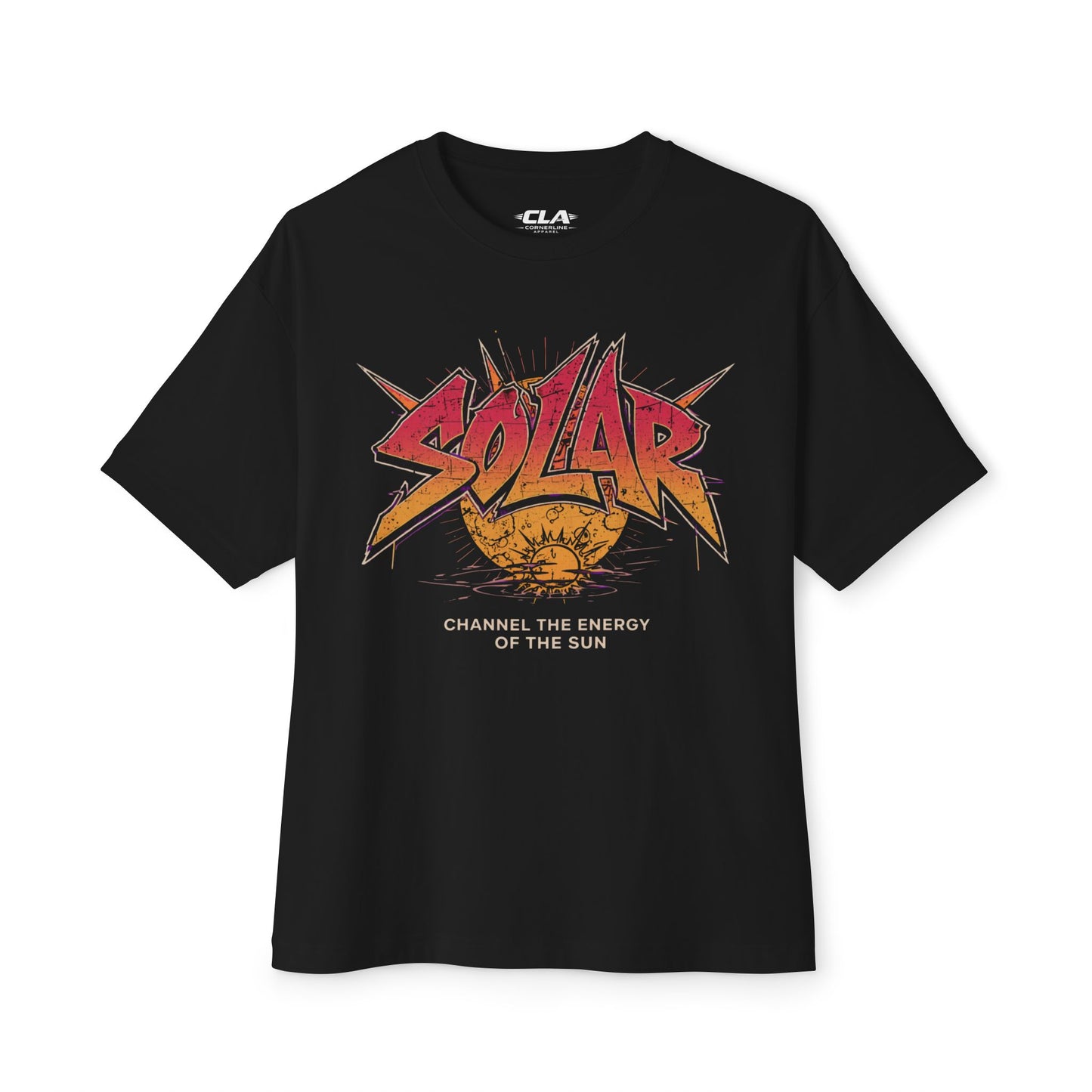 Solar Graphic Tee — "Channel the Energy of the Sun" Vintage Rock T‑Shirt