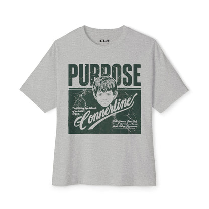 Purpose Cornerline Graphic Tee — Oversized Boxy Shirt