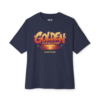 Golden Season Tee — Retro Sunset Graphic Shirt