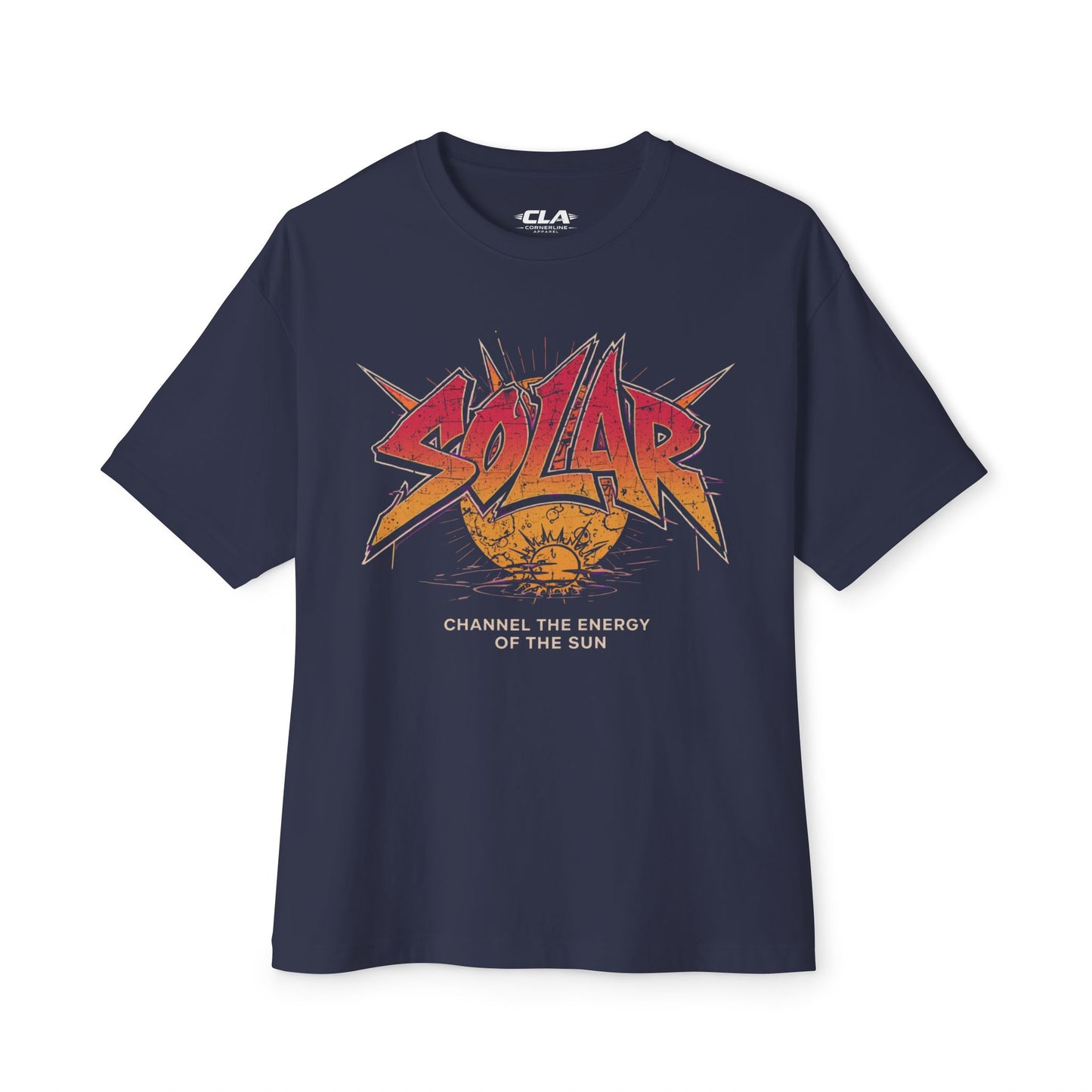 Solar Graphic Tee — "Channel the Energy of the Sun" Vintage Rock T‑Shirt