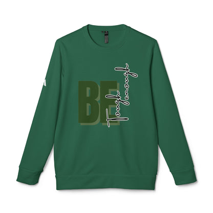 Motivational Fleece Crewneck Sweatshirt - 'BE Tough Enough' Design