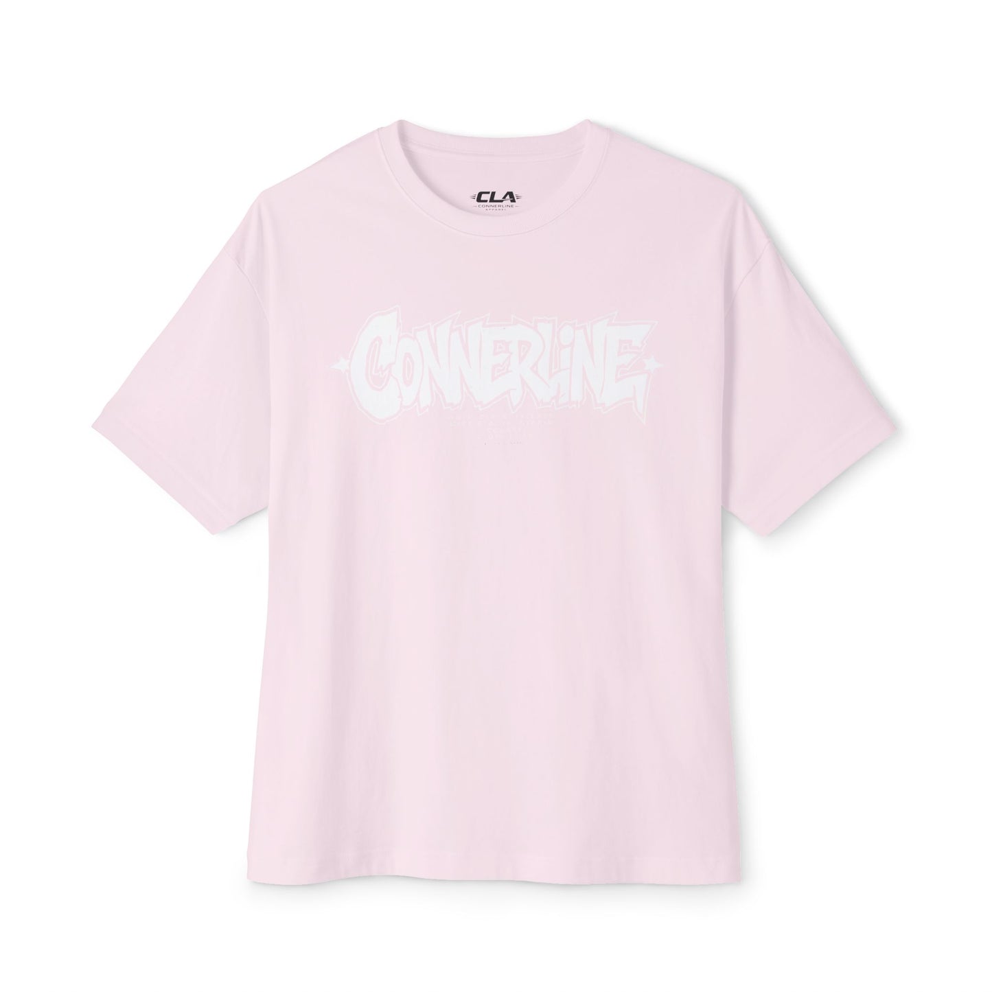 Boxy Tee — 'Cornerline' Graffiti Logo Oversized Streetwear