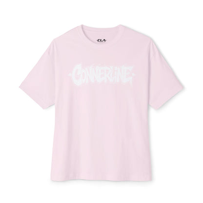 Boxy Tee — 'Cornerline' Graffiti Logo Oversized Streetwear