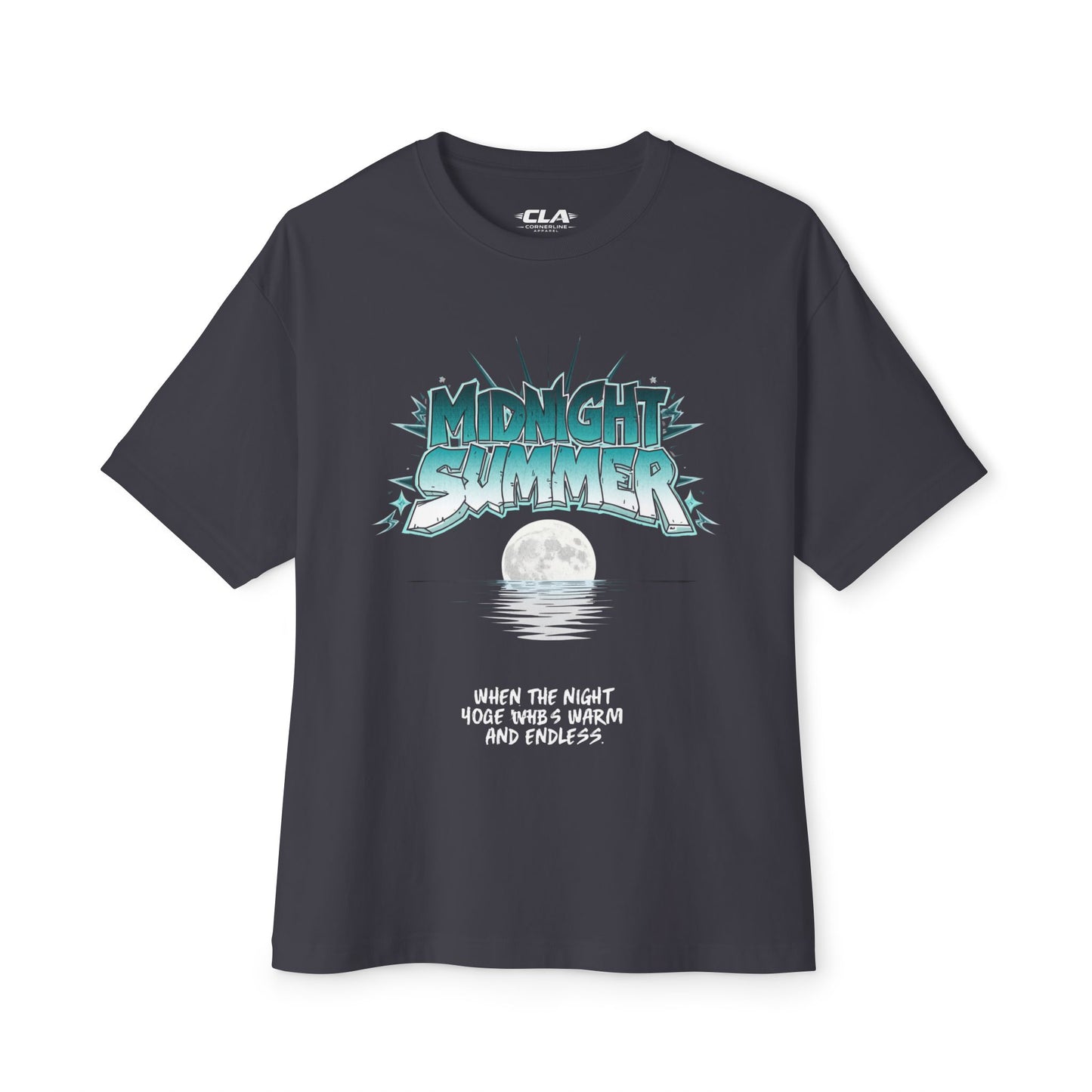 Midnight Summer Tee — Moonlit Beach Graphic T-Shirt