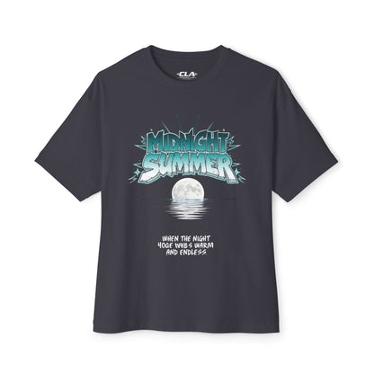 Midnight Summer Tee — Moonlit Beach Graphic T-Shirt