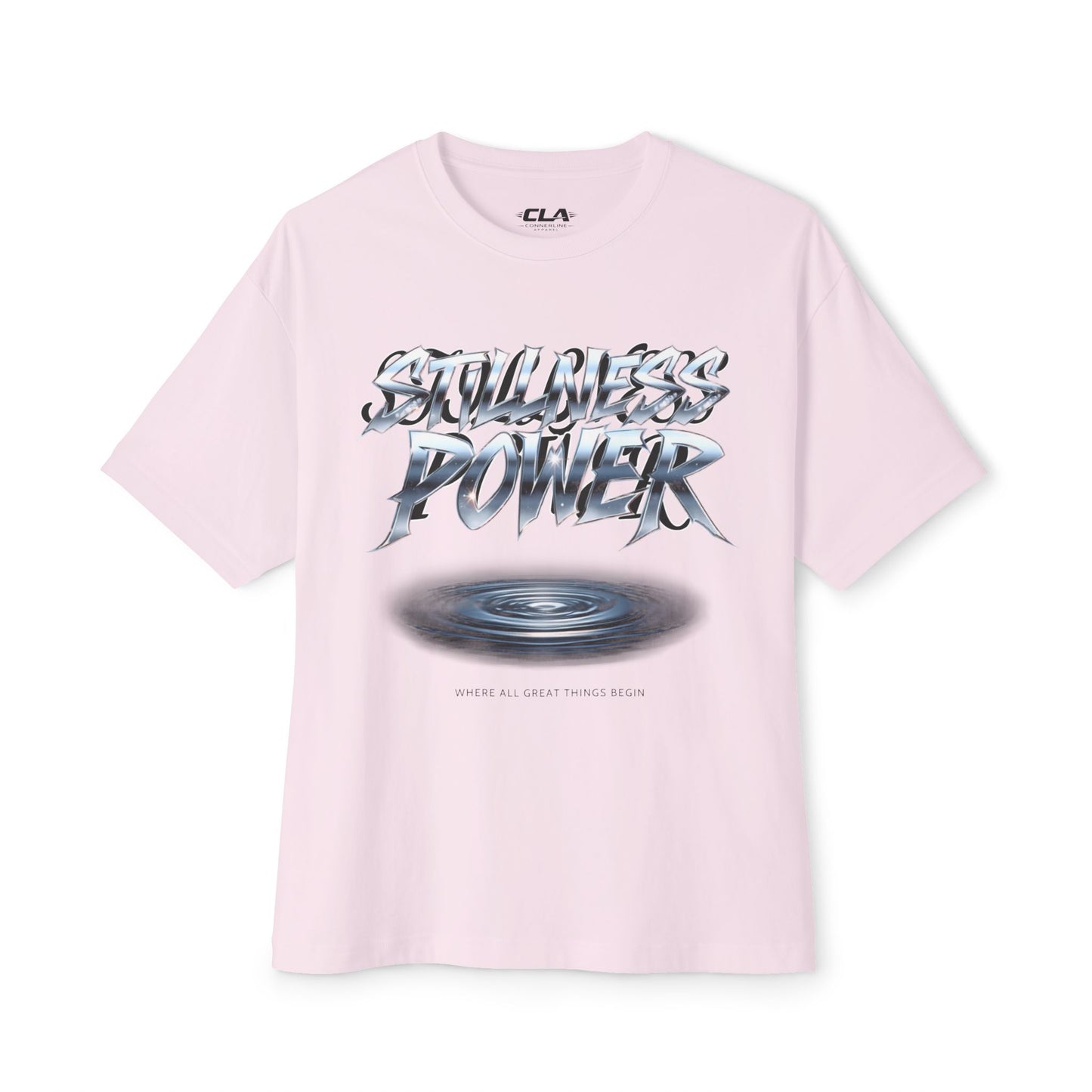 Power Graphic Tee — “Limitless Power” Oversized Boxy T-Shirt