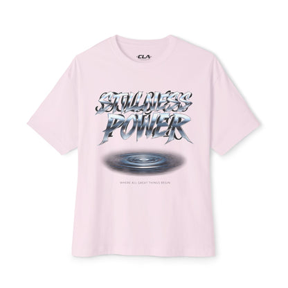 Power Graphic Tee — “Limitless Power” Oversized Boxy T-Shirt