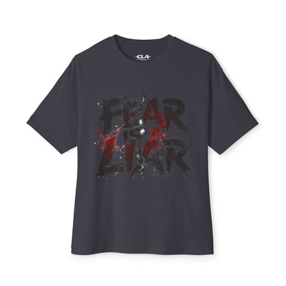 Fear Is a Liar Graphic Tee — Dark Horror Streetwear